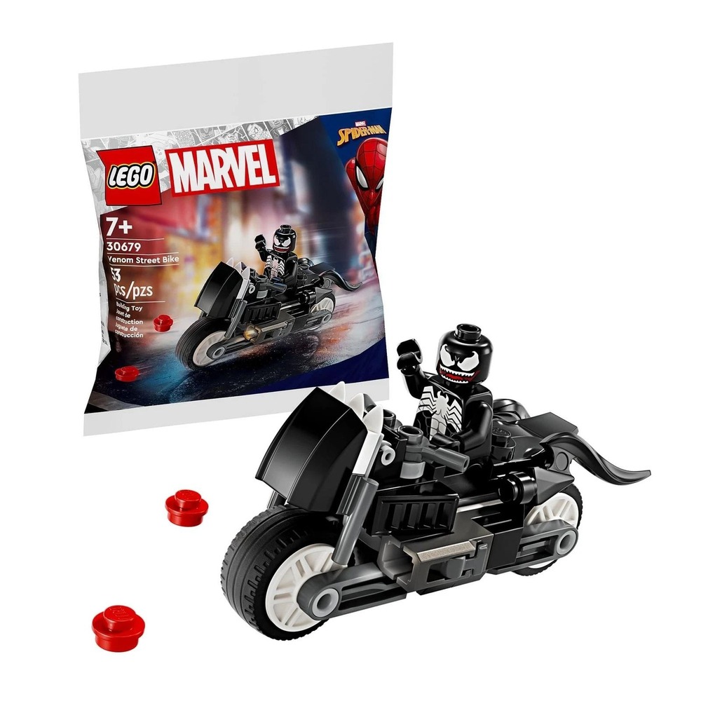 LEGO Marvel Venom Street Bike 30679 Building Set 53 Pieces Minifigure Polybag